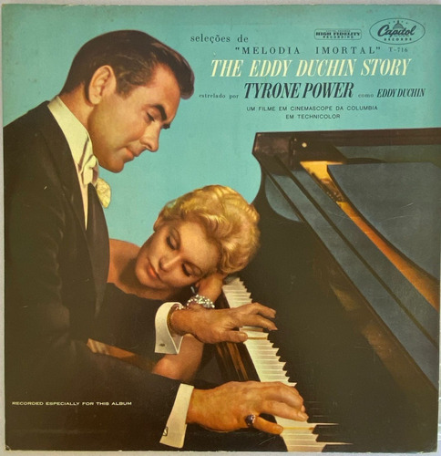 Disco De Vinil Lp - Tyrone Power - Melodia Imortal - The Edd