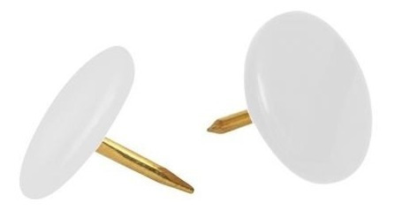 Imagen 1 de 4 de Chinches Color Blanco, 100 Pz Fiero 41252