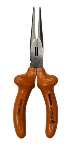Pinza De Punta Semiredonda Bahco Aislada 1000v 2430s-200a