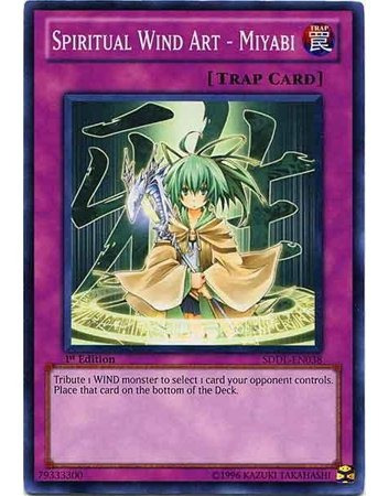 Yu-gi-oh Spiritual Wind Art - Miyabi - Common Frete Incluso