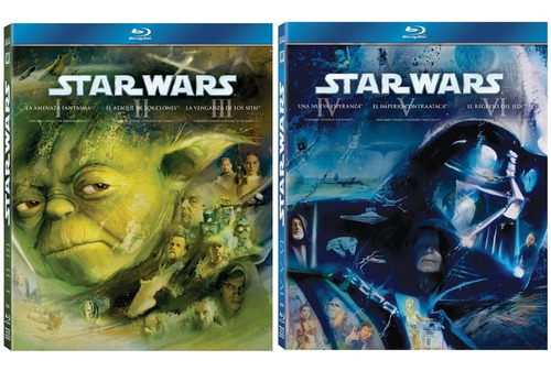 Starwars Episodios 1 - 6 George Lucas Peliculas Bluray