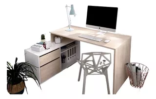 Mesa De Escritorio En Forma De L Diseño Actual Super Util