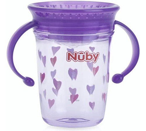 Vaso Bebé Nuby Tritán Sin Derrames, 2 Manijas 360° Wonder