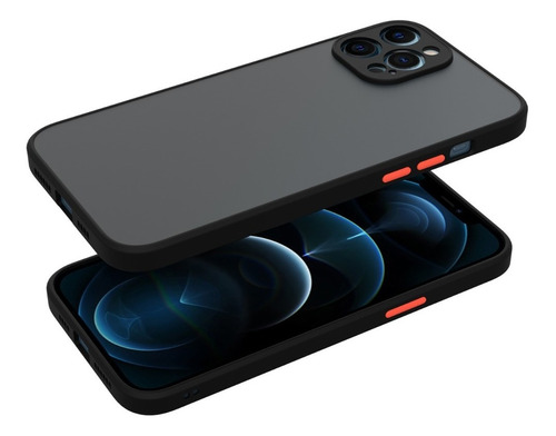 Carcasa Compatible iPhone 12 /mini/pro Max Traslúcida+lámina