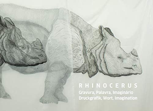 Libro Rhinocerus Gravura Palavra Imaginário Druckgrafik Wort