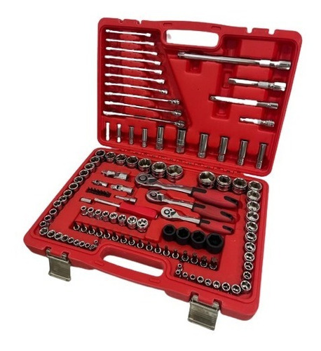 Imagen 1 de 2 de Set Herramientas De 120 Piezas Milimétricas/pulgadas Big Red