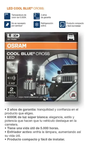 Cree Led Lámparas Bajas X2 H7 Ford Fiesta Mexicano Focus 3