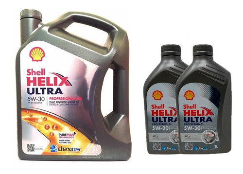 7l Shell Ultra 5w30 Profesional Ag Eu 1 Sello Solo Tapa