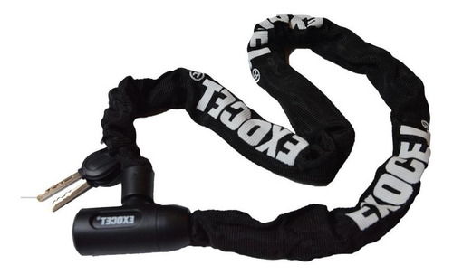 Imagen 1 de 5 de Cadena Exocet Acero Linga Moto Bici Rejas Rueda Aux 1 Mto