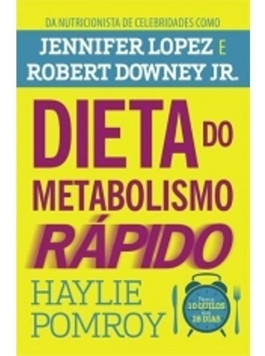 Livro Dieta Do Metabolismo Rápido Harpercollins