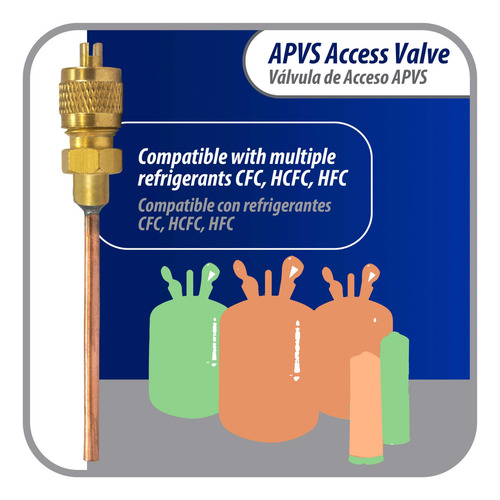 Appli Parts Válvula De Acceso De 1/4 Sae X 1/8 Pulg Od X Con