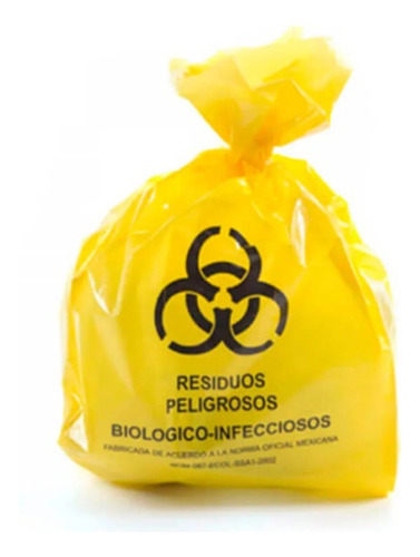 Bolsa Rpbi 46x50 Amarilla 100 Piezas