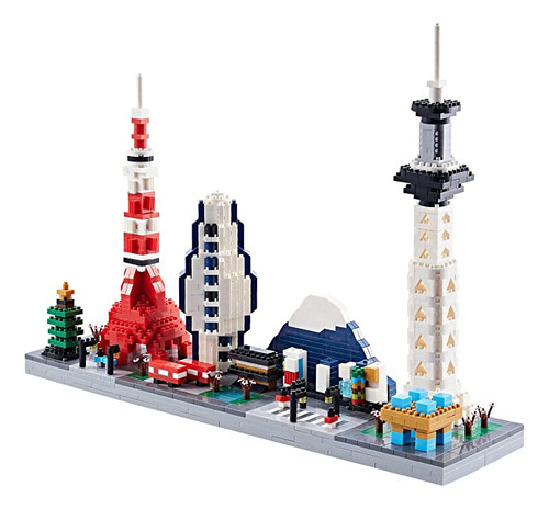 Dafdag Nuevo Regalo Arquitectura Modelo Kits Tokyo Skylines.