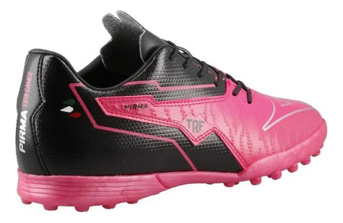 Tenis Fútbol Rápido Turf Caballero Pirma 3051 Negro Rosa