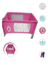 Comprar Corrales Corral Para Bebes Niños Nuevos Con Bolso De Viaje Color Celeste rosado Diseño de la tela Acolchado
