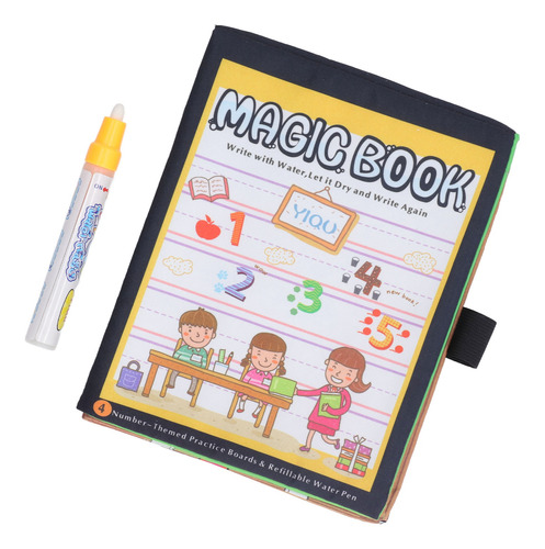 Libro Para Colorear En Agua Para Niños Pequeños, Tela S, Pin