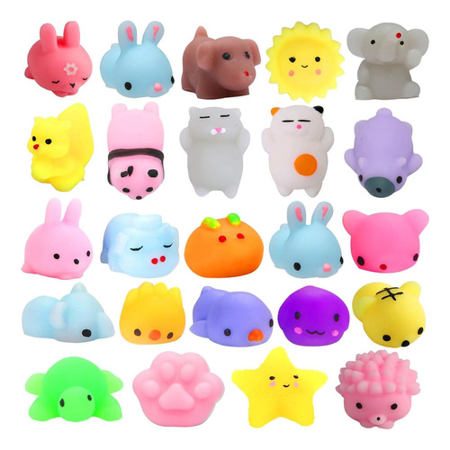 24 Piezas Mochi Squishy Toys Mochi Kawaii Squishies Jug...