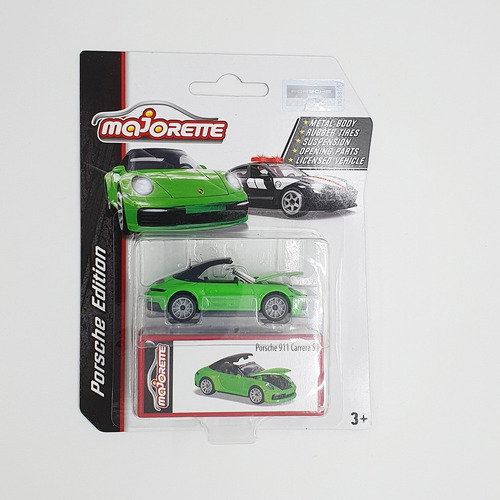 Majorette Porsche 911 Carrera S Verde - Serie Deluxe Porsche