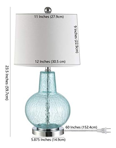 Lighting Collection Atlas - Lámpara De Mesa Para Dormitorio,