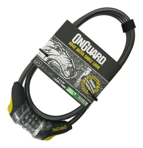 comprar Tranca Candado Combinación Onguard Akita 10mm X 185cm