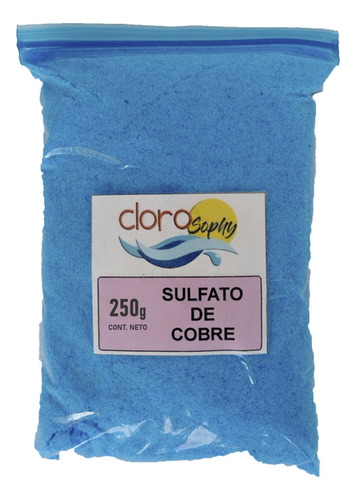 250 Gramos - Sulfato De Cobre - Excelente Alguicida   