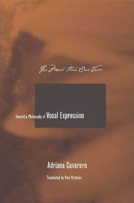 For More Than One Voice - Adriana Cavarero