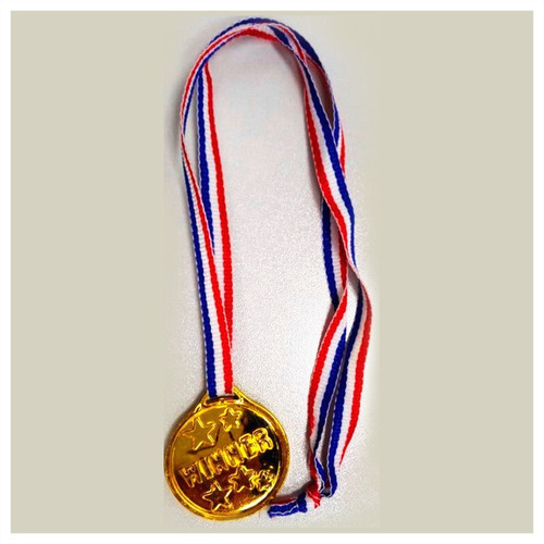 Imagen 3 de 10 de Medallas Doradas Ganador Evento Deportivo Niños 5unid Jg8z