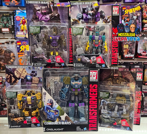 --- Culpatoys Transformers Generations Serie De 5 Con Baf 3 (Usado)