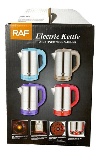 Imagen 3 de 5 de Jarra Caldera Eléctrica 2.3l Acero Inox. Apagado Automático