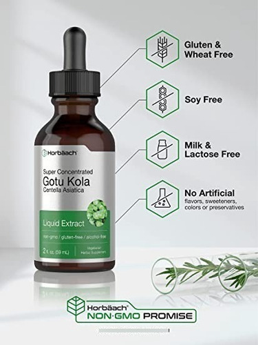 Horbaach - Extracto De Gotu Kola (59ml)