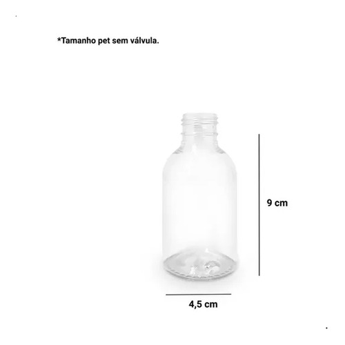 Imagem 4 de 4 de Frasco Pet Borrifador De 100ml Com Válvula Mini Gatilho