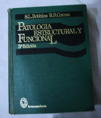 Patología Estructural Y Funcional Robbins 3 Ed Impecable 