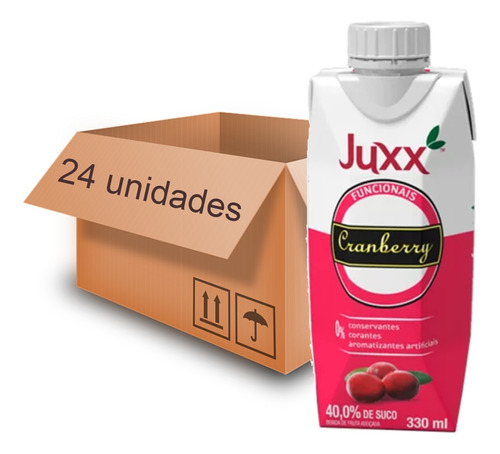 12x Suco Cranberry Zero Juxx 330ml