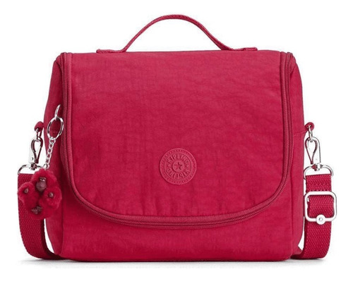 New Kichirou Lancheira Kipling - Vermelho Rosa