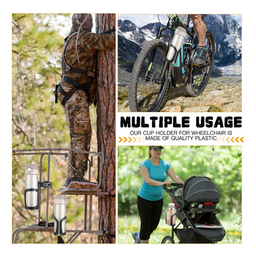 Portavasos Para Cochecito Bicicleta Soporte De Arbol 4pzs