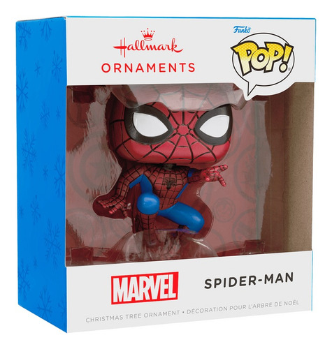 Funko Pop Spider Man Marvel Adorno Arbol Navidad Hallmark