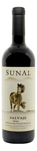 Agustín Lanús Wines Sunal Pucará Salvaje Vino Sunal Pucará Salvaje Malbec 750ml. - Envíos - 2019 - Tinto - Malbec - 750 mL - Botella - Unidad - 1