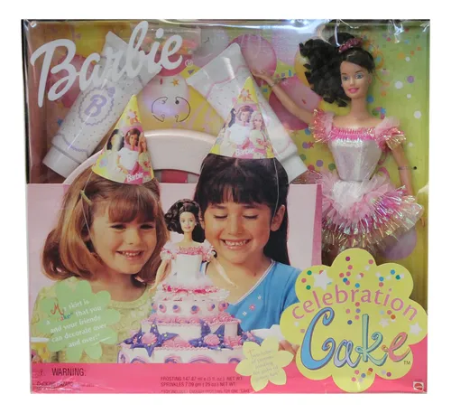 Tarta De Celebración Con Forma De Muñeca Barbie Con Caja 229