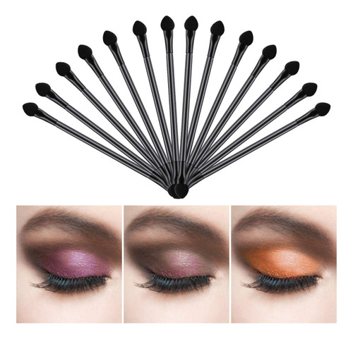 Brochas Desechables De Doble Cara Para Sombra De Ojos, 30 Un