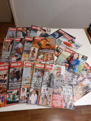 Revistas Hola Argentina Años 2020 A 2022 Lote Por 16 (Usado)