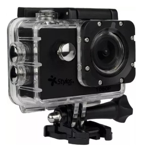 Cámara deportiva Stylos Cam2 Full HD STVACX3 negra