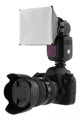 Kit 2 Difusores Softbox Universal Flash Fotografía Speedlite