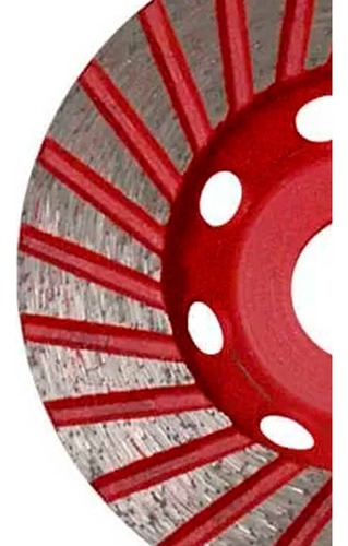 Discode Desbaste Hessen 115mm Cor Vermelho