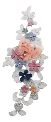 Etiqueta De Parche Bordado De Flores Para Ropa Chamarra