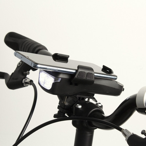 Imagen 2 de 4 de Luz Delantera De Bicicleta Explorer Eltin Agarre De Celular