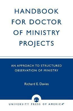 Libro Handbook For Doctor Of Ministry Projects - Richard ...