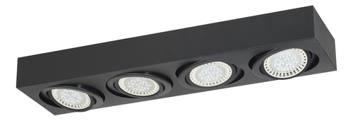 Plafon Ar111 Aplicar Movil 4 Luces Apto Halospot Led 