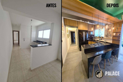 Imagem 12 de 30 de Apartamento Com 1 Dormitório À Venda, 51 M² Por R$ 320.000,00 - Vila Guilhermina - Praia Grande/sp - Ap3226