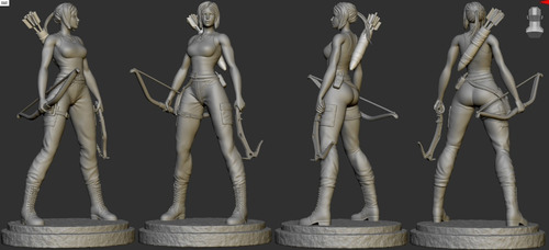 Archivo Stl Impresión 3d - Tomb Raider - Lara Croft 2013