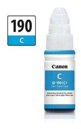 Tinta Canon Inyección Gi-190 Color Cyan / 0668c001aa
